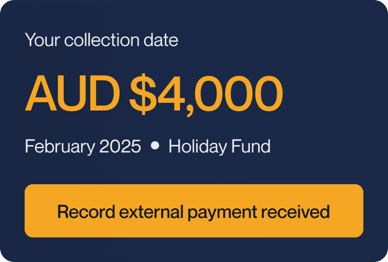 Collect your payout